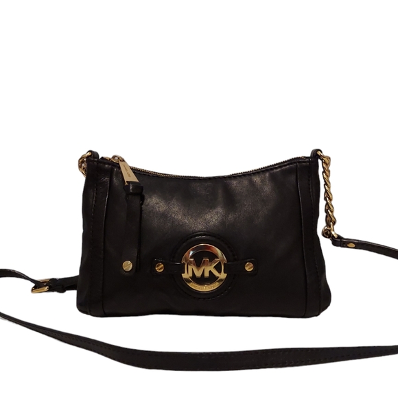 MICHAEL Michael Kors Handbags - Michael Kors Calf Leather Crossbody Bag Very Gently Loved